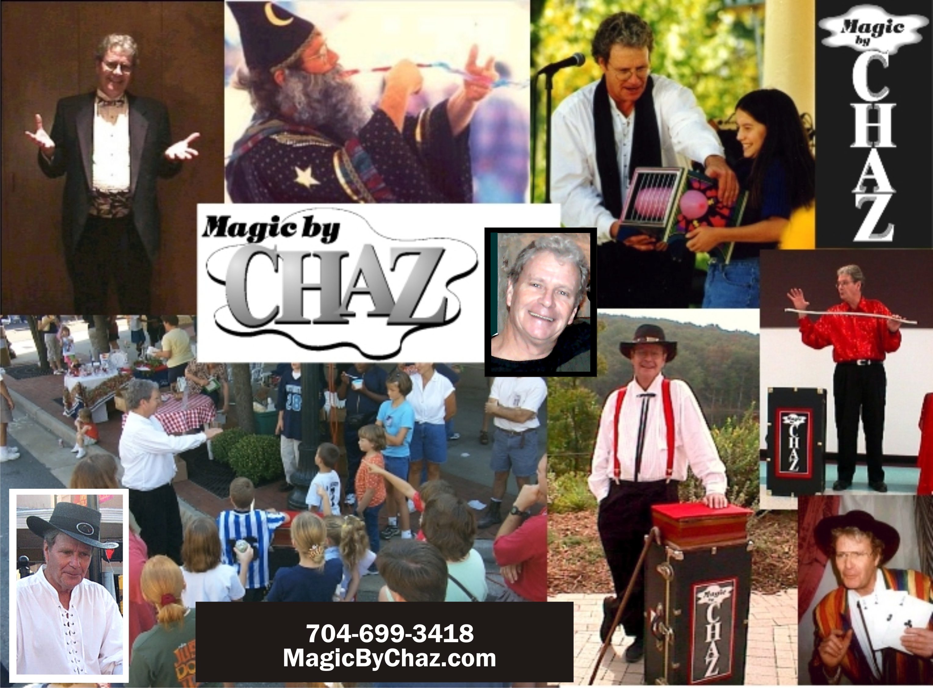 MAGIC by CHAZ | Magician - NC SC VA WV TN GA FL | Festivals, Meetings, Schools, Corporate Entertainment